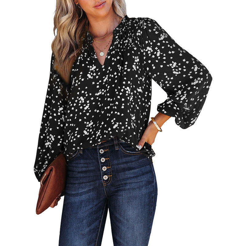 Long Sleeve Cute Blouse