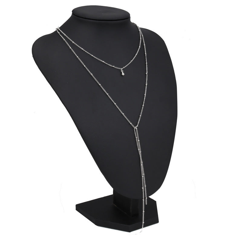 Simple Retro Clavicle Drop Necklace