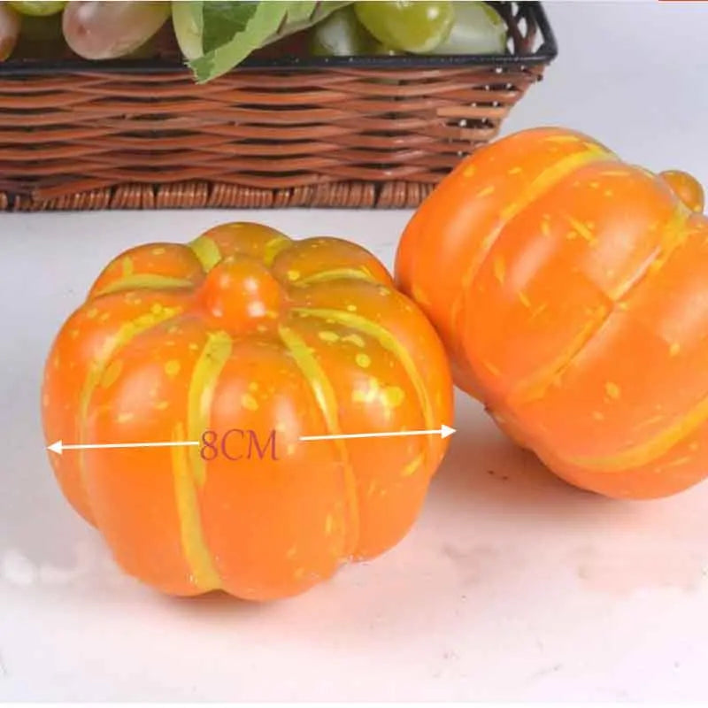 Large and Mini Artificial Pumpkins