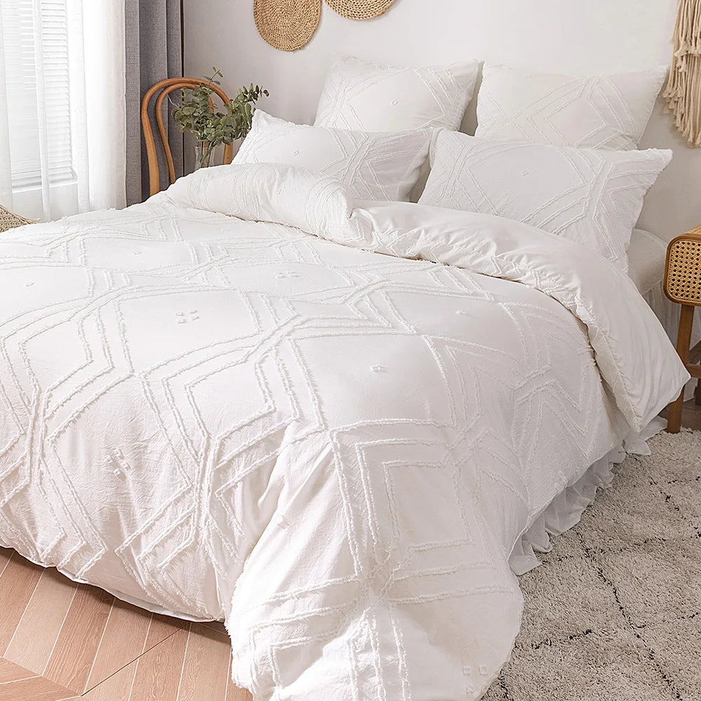 Luxury White Pinch Pleat Duvet