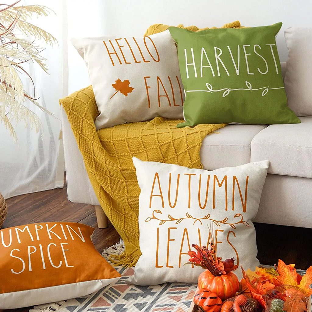 Thanksgiving Farmhouse Pillow Cover