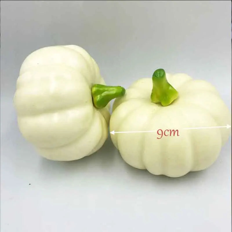 Large and Mini Artificial Pumpkins