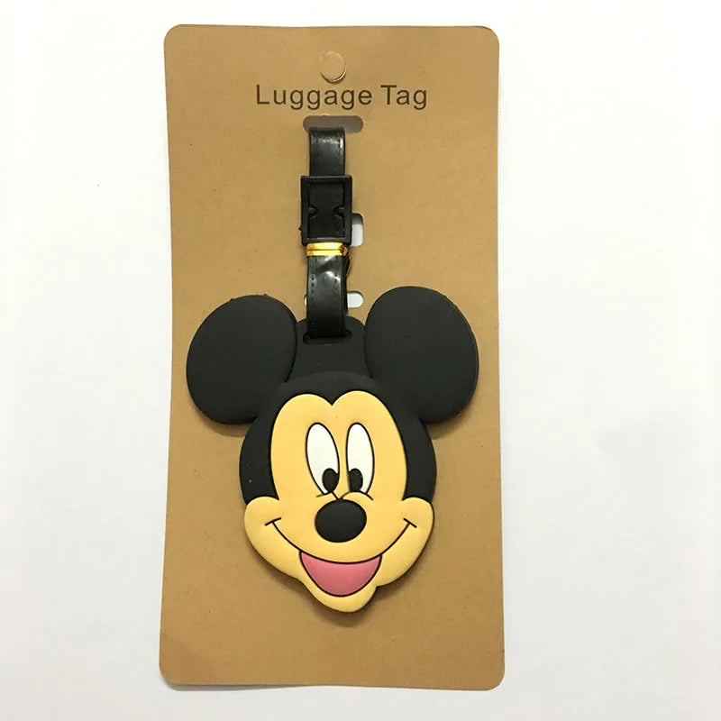 Cute Mickey and Minne Luggage Travel Boarding Tag