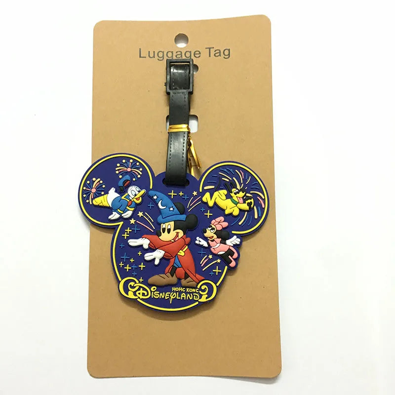 Cute Mickey and Minne Luggage Travel Boarding Tag