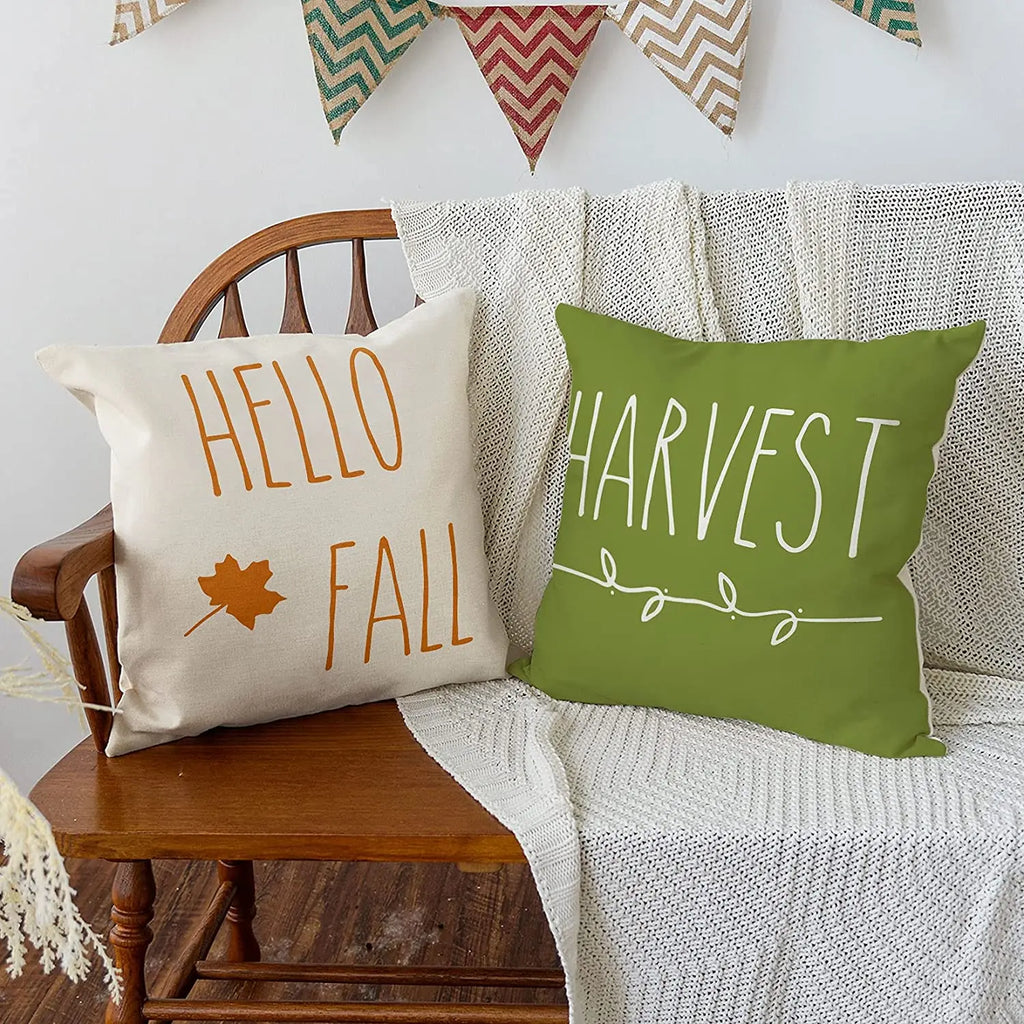 Thanksgiving Farmhouse Pillow Cover