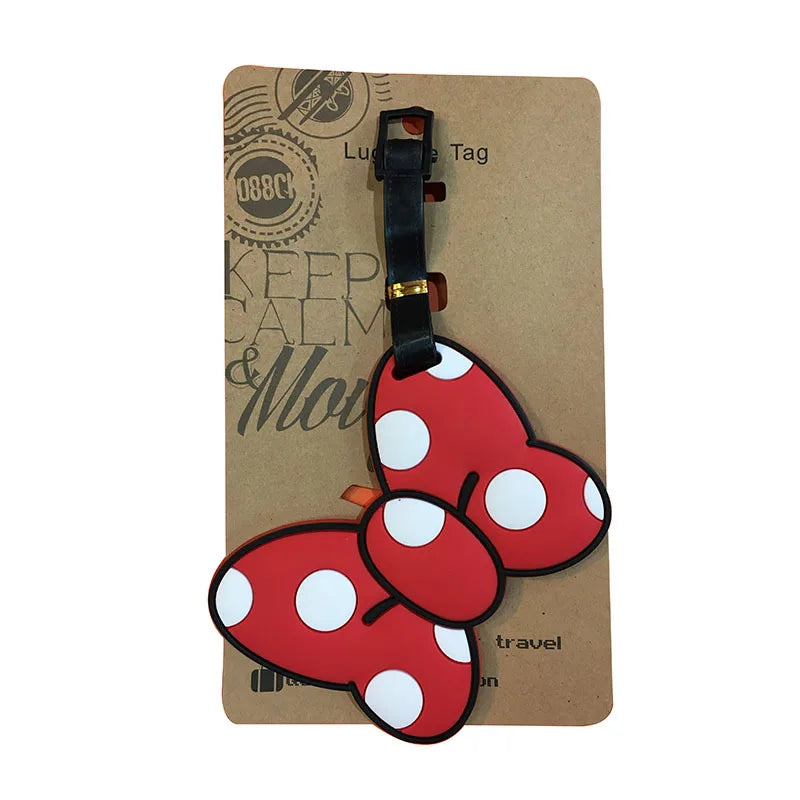 Cute Mickey and Minne Luggage Travel Boarding Tag