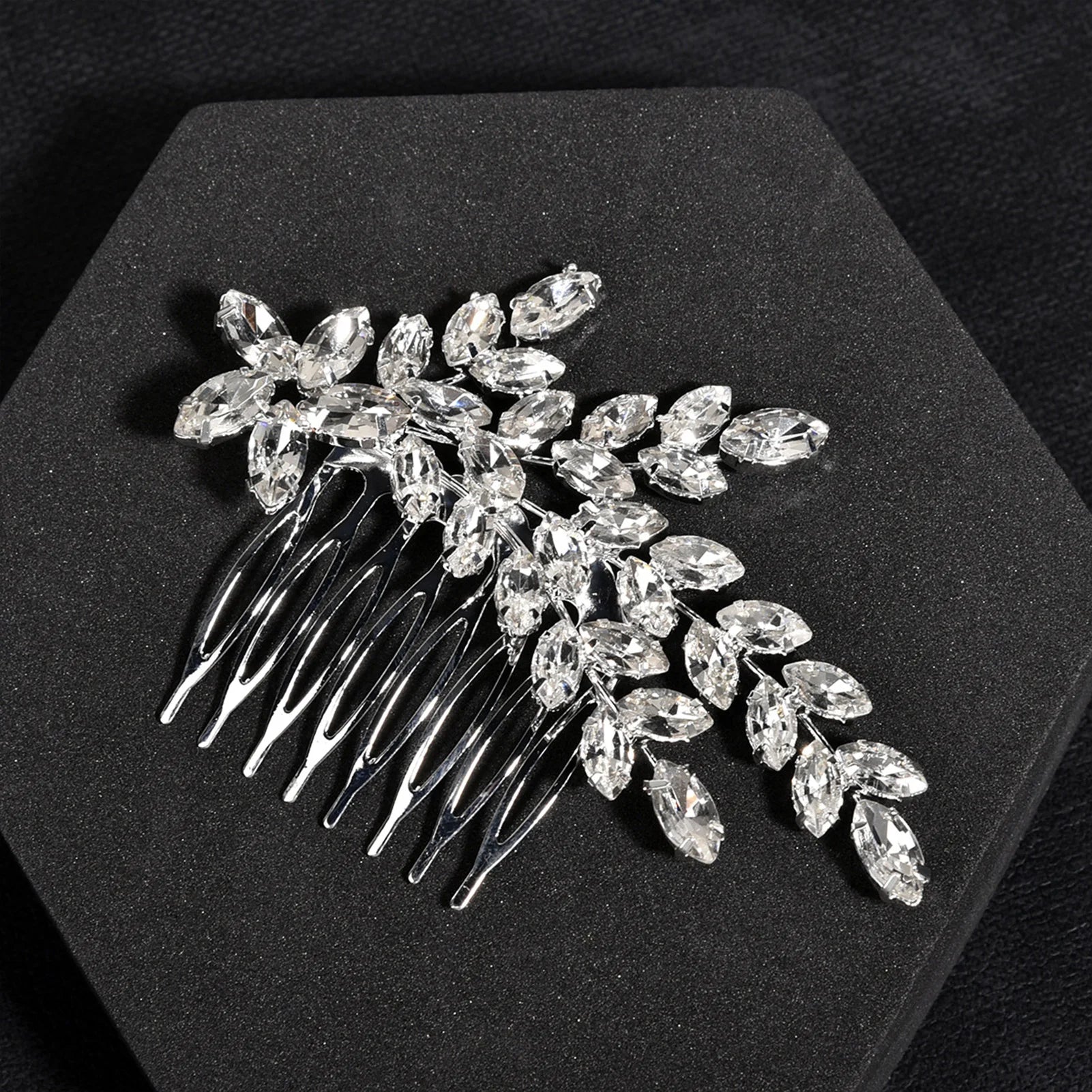 Bridal Crystal Pearl Hair Comb