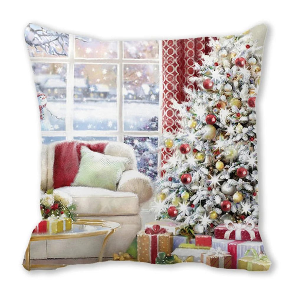 45cm Merry Christmas Cushion Cover Pillowcases; Many Styles