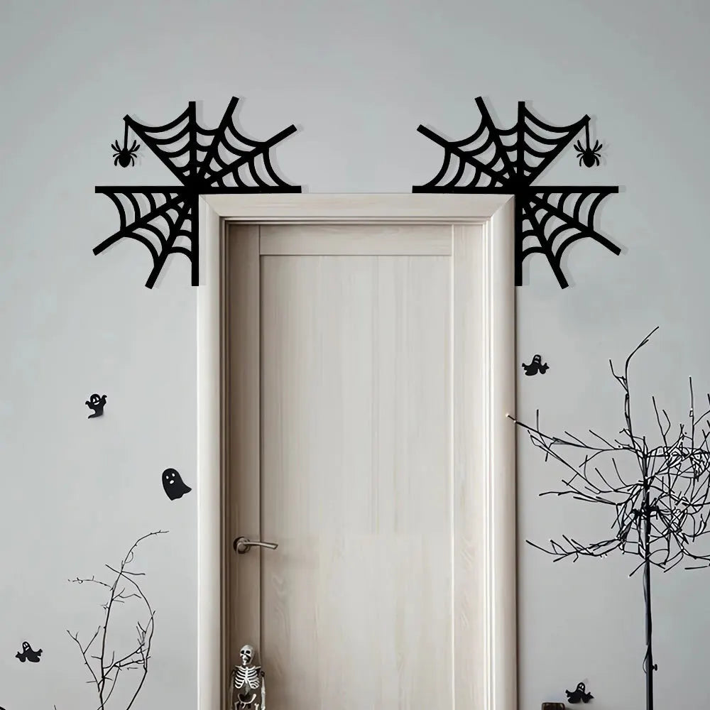 Halloween Door Frame Decoration (Bats,Pumpkins,Spider Webs)