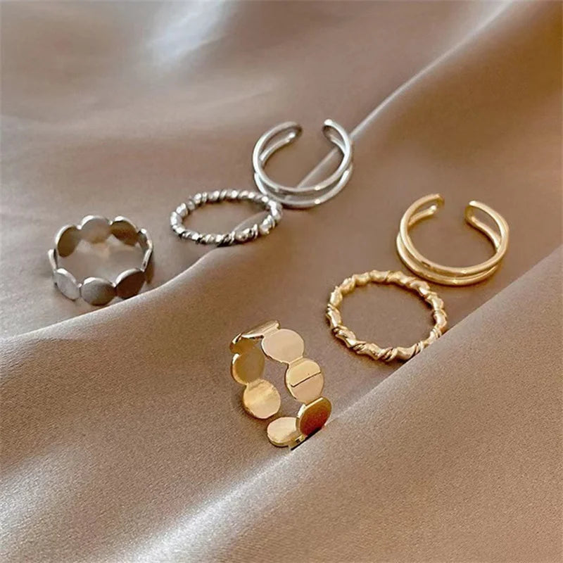 Handmade 3Pc Rings Set