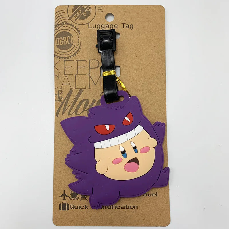 Pokemon Pikachu Gengar Luggage Tags