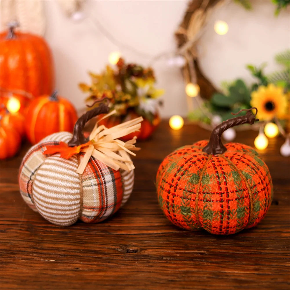 Handmade Fabric Pumpkin Decor