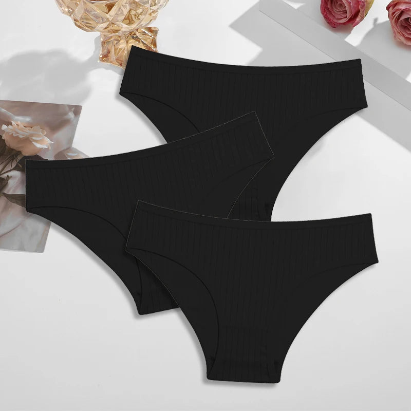 3Pcs Cotton Panties