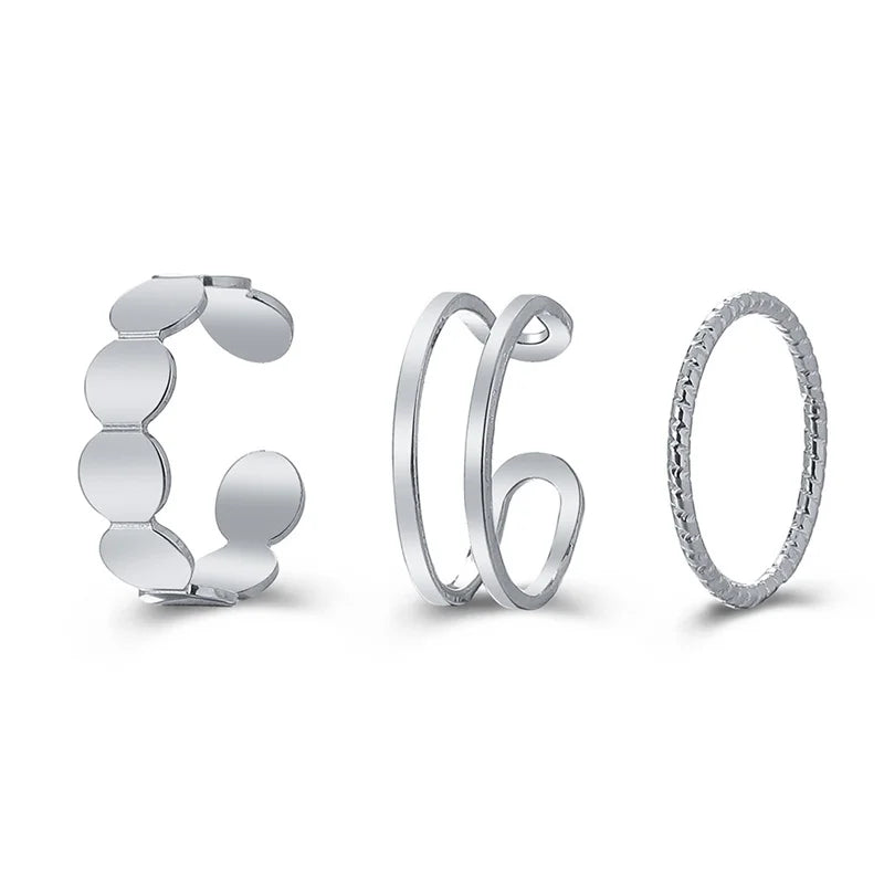 Handmade 3Pc Rings Set