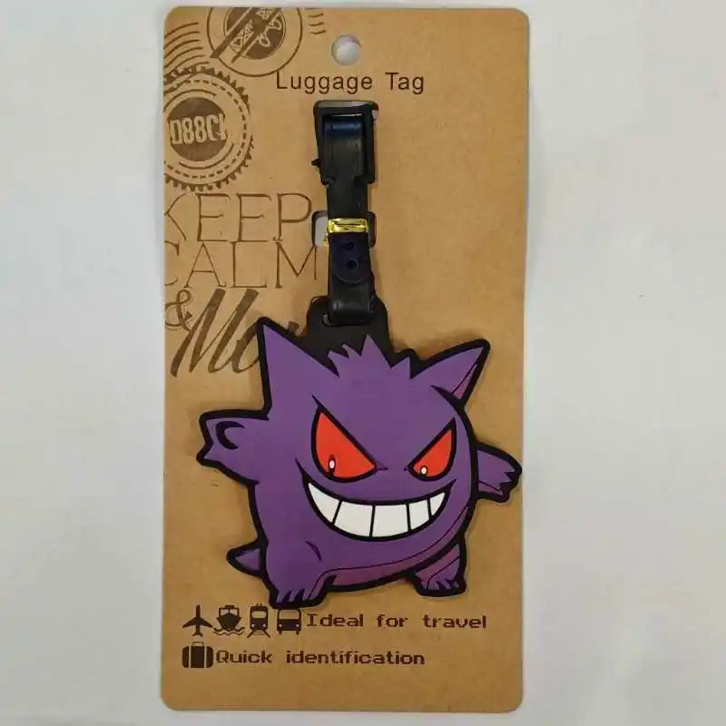 Pokemon Pikachu Gengar Luggage Tags
