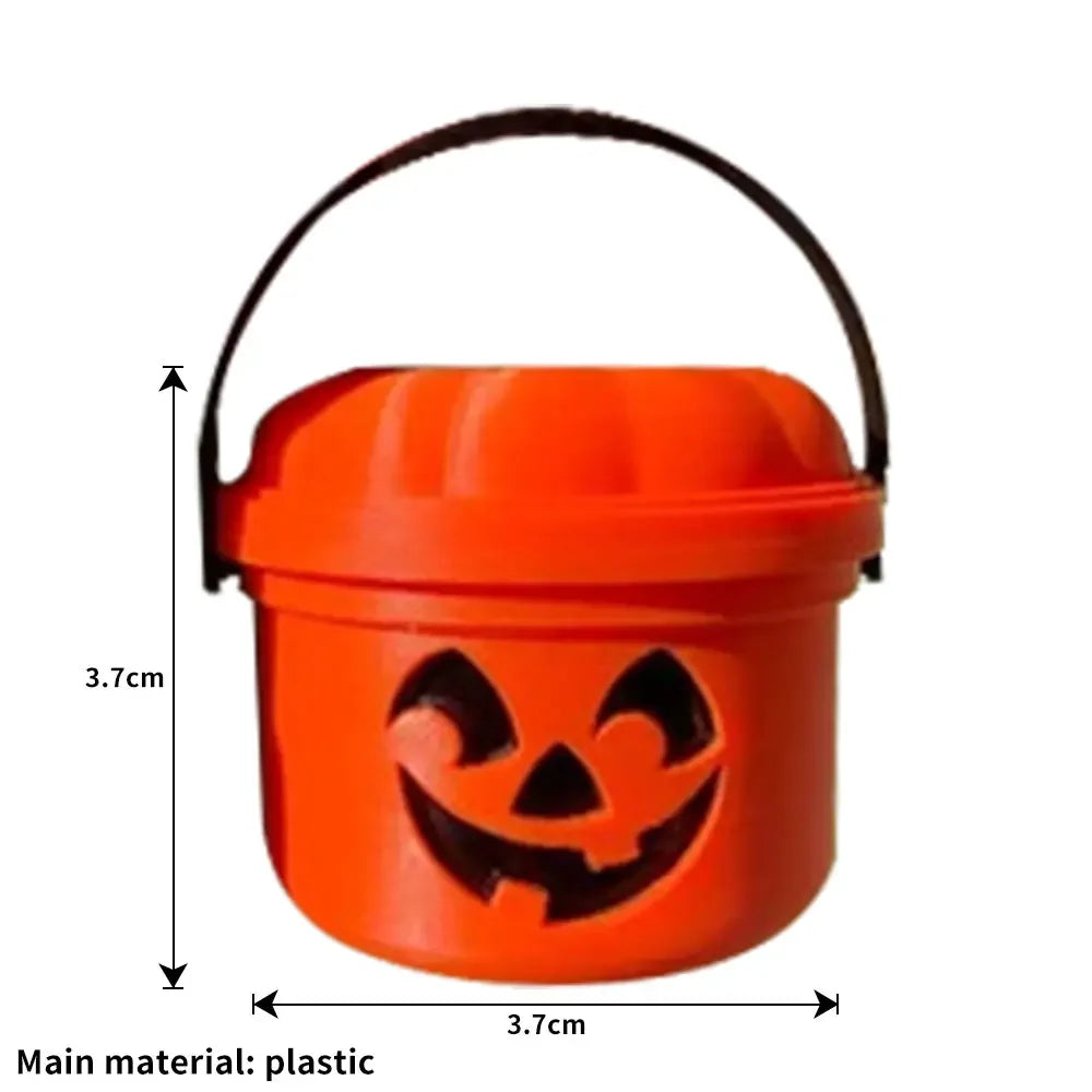 Small Halloween Pumpkin Trick or Treat Buckets For Party Favors