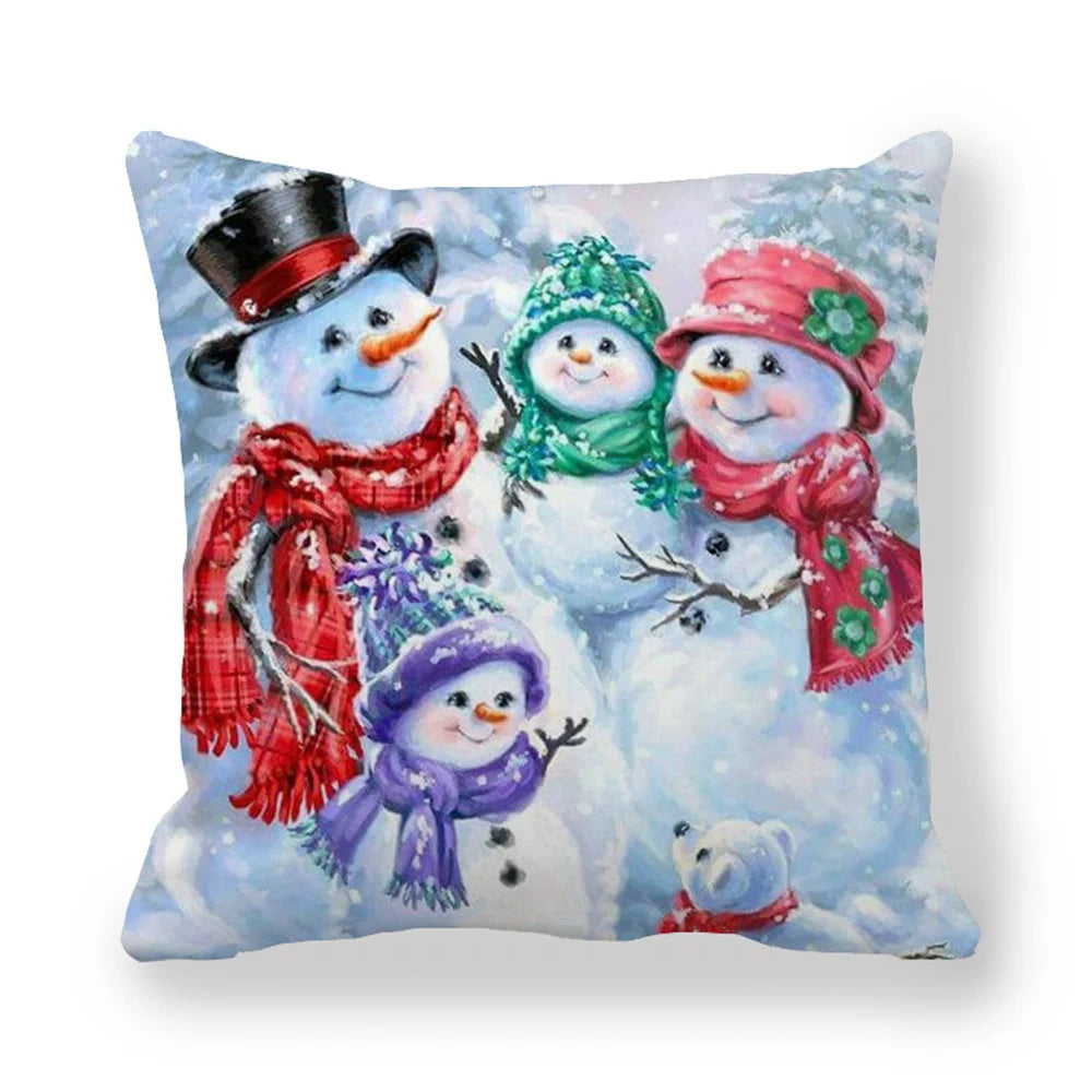 45cm Merry Christmas Cushion Cover Pillowcases; Many Styles