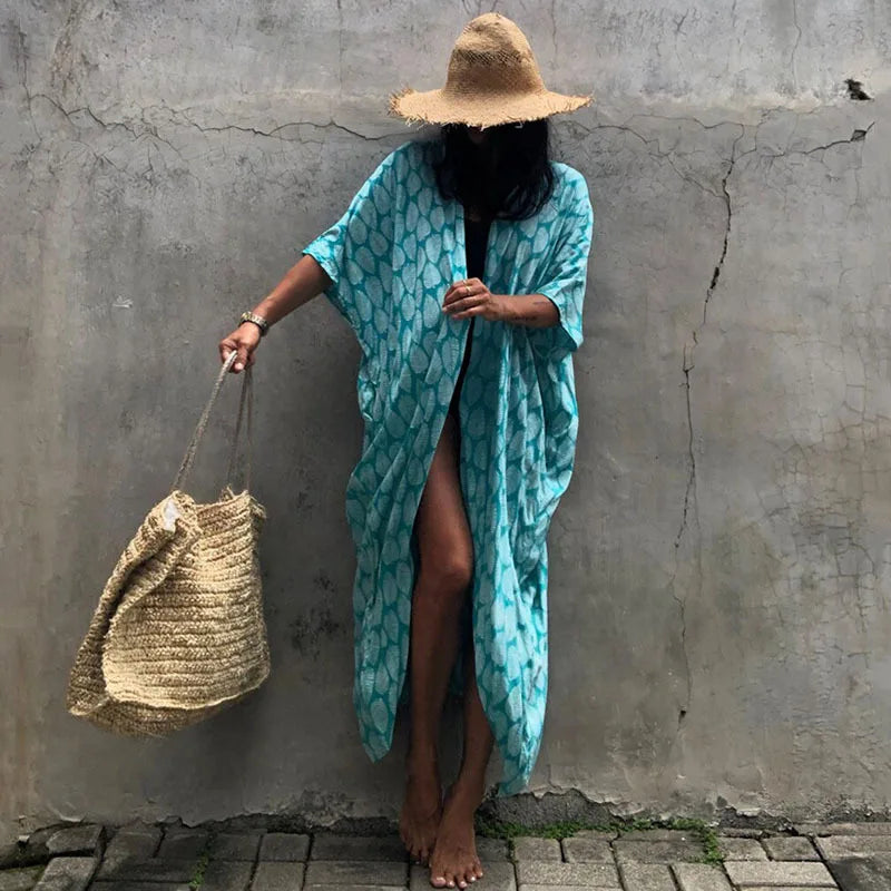 Bamboo Maxi Beach Cover Up