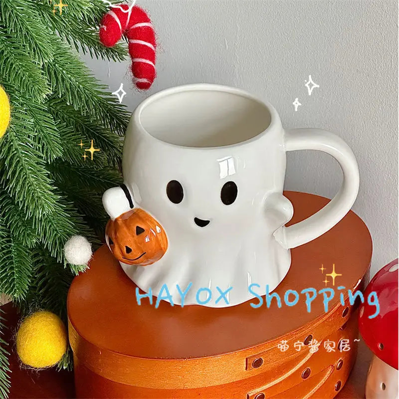 Cute Ghost Ceramic Mug