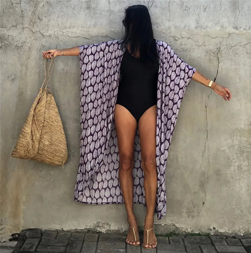Bamboo Maxi Beach Cover Up