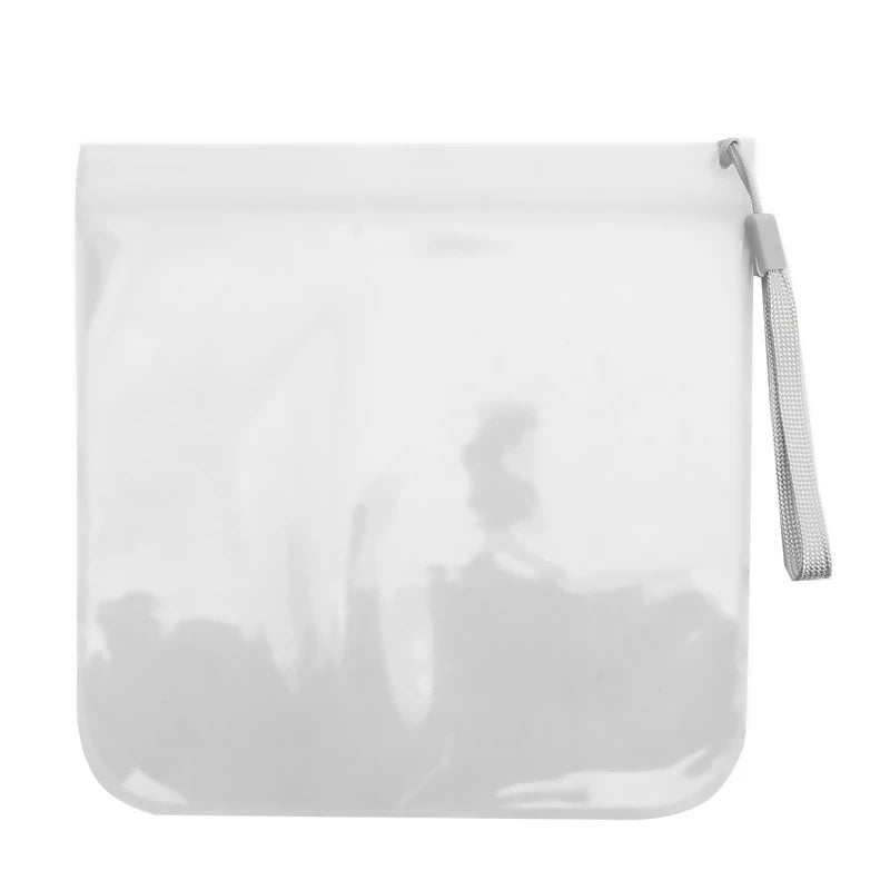 2pc Leakproof Transparent Travel Toiletry Bag