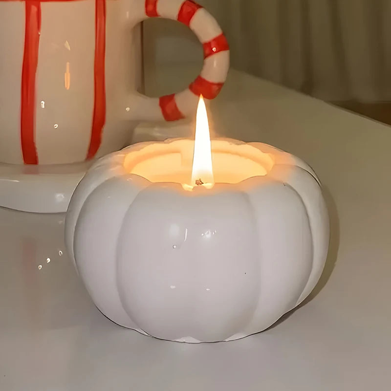DIY Silicone Resin Pumpkin Candle or Jar Mold