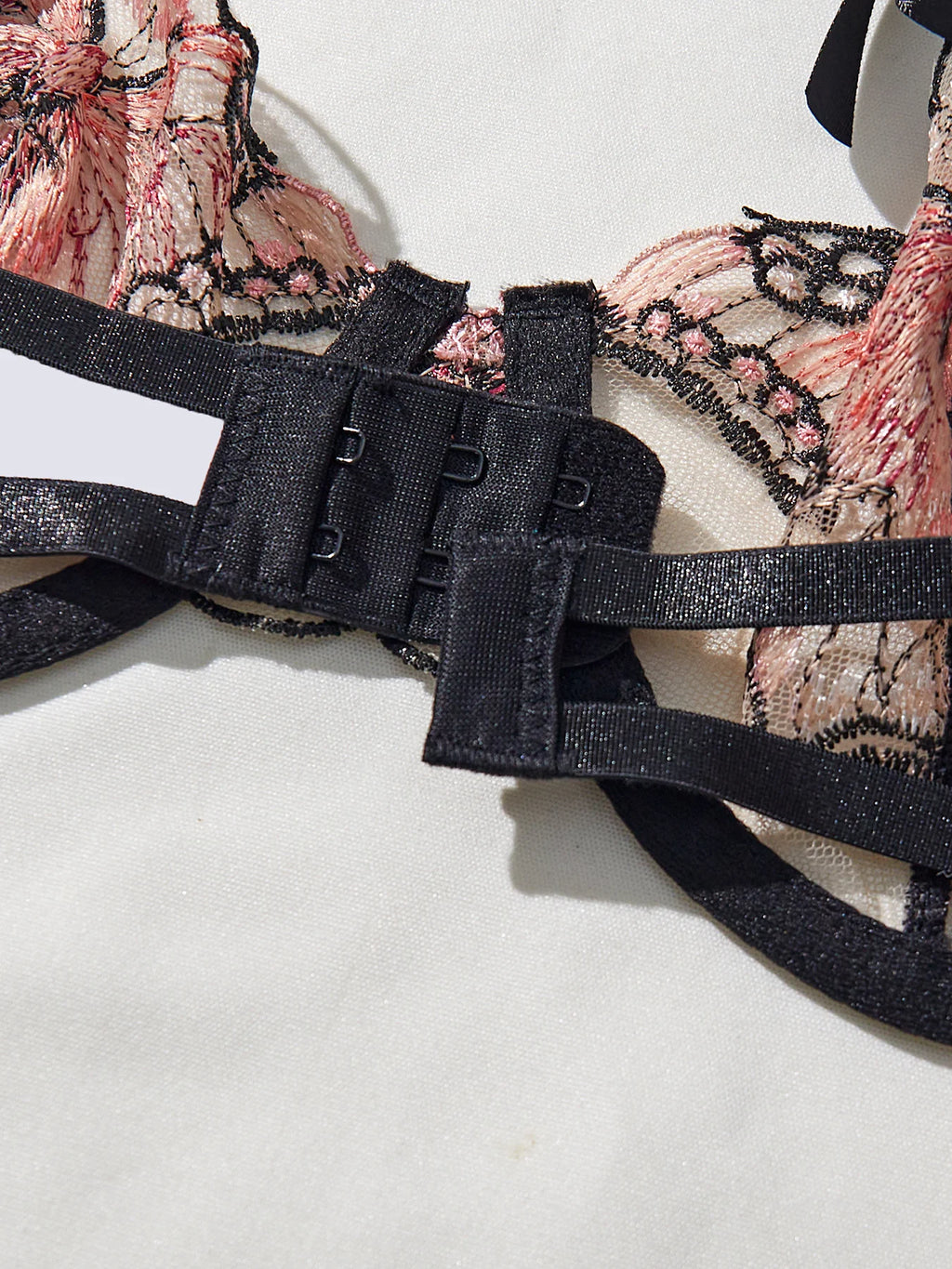 2 Pieces Lingerie Butterfly Bra and Panty Set