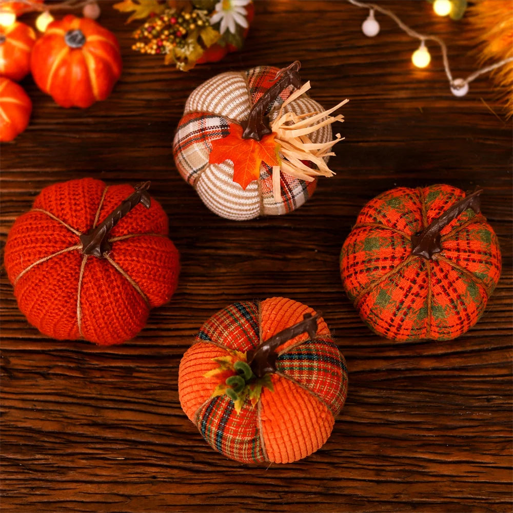 Handmade Fabric Pumpkin Decor