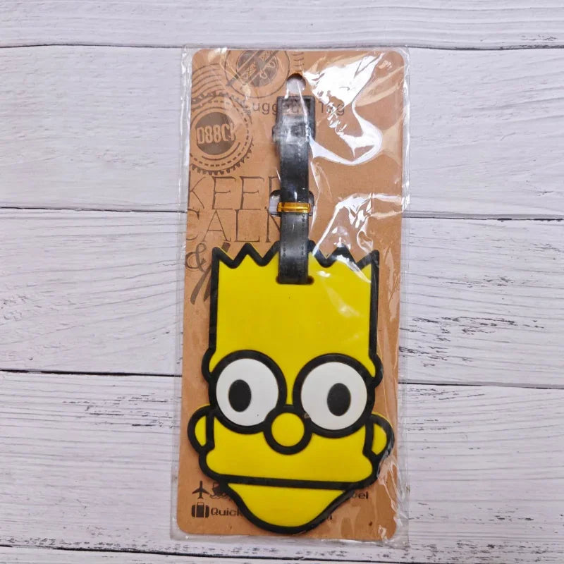 The Simpsons Luggage Tag