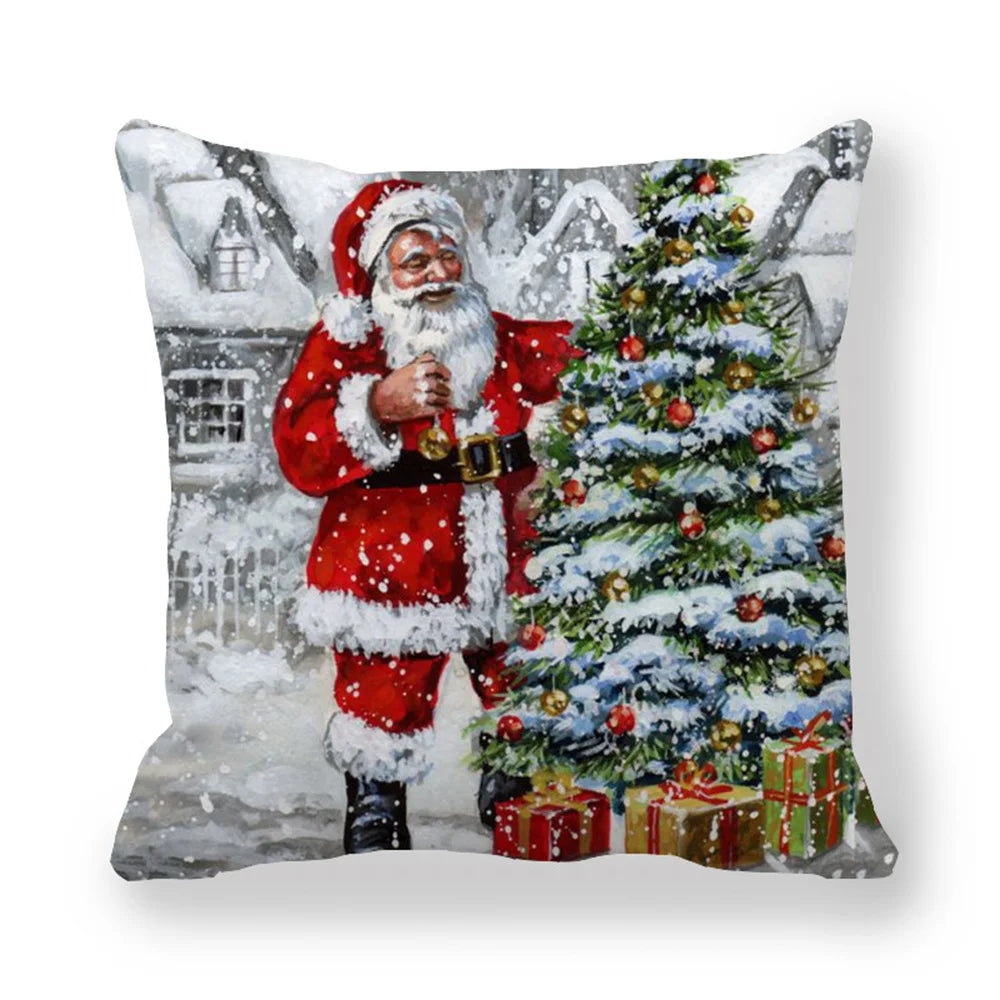 45cm Merry Christmas Cushion Cover Pillowcases; Many Styles