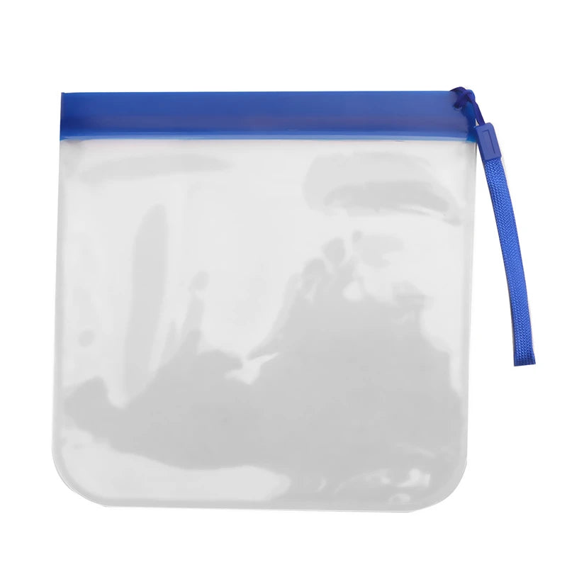 2pc Leakproof Transparent Travel Toiletry Bag