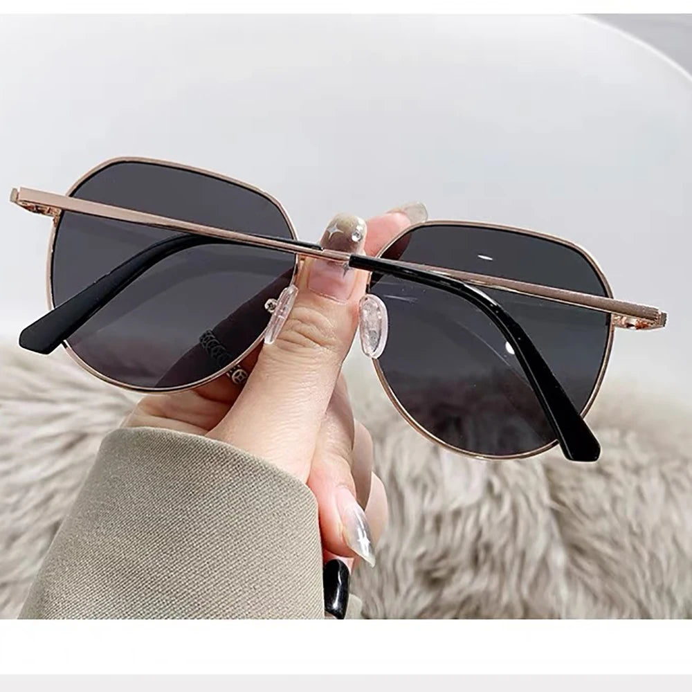 Metal Polarized Large Frame UV400 Sun Glasses