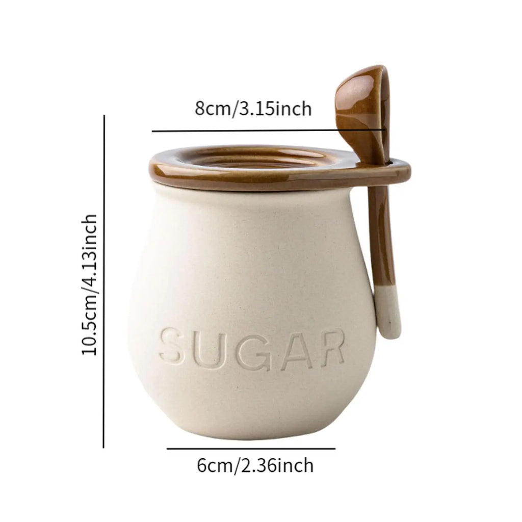 Sugar Pot Set for Countertop