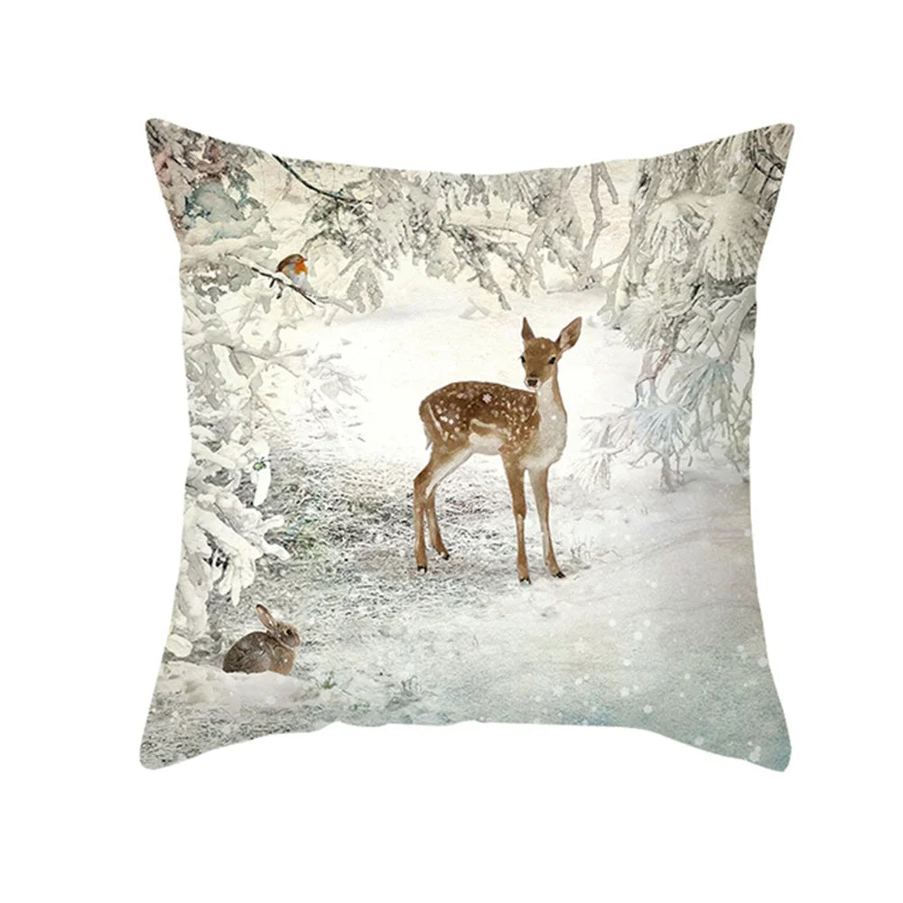 45cm Merry Christmas Cushion Cover Pillowcases; Many Styles