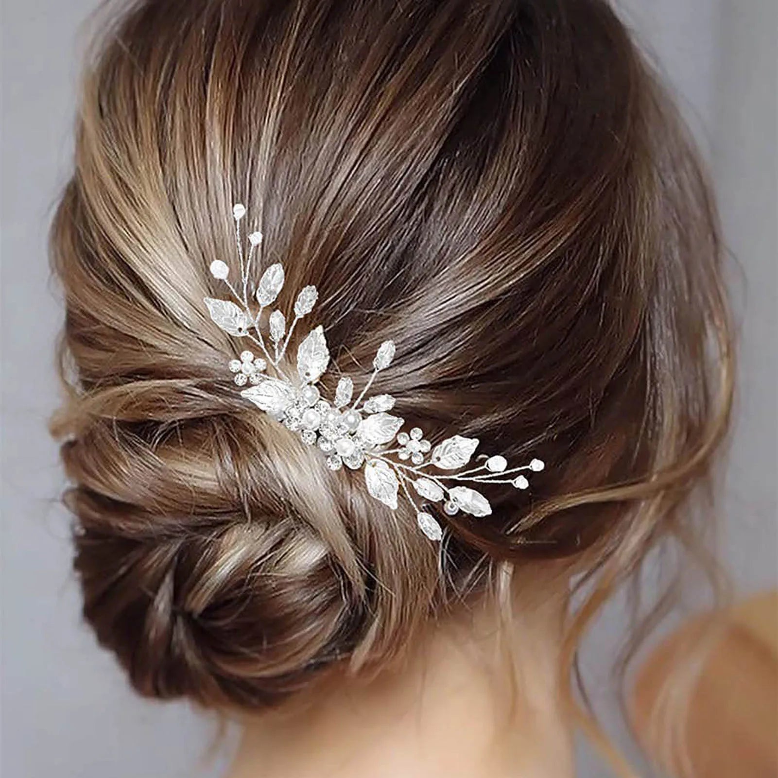 Bridal Crystal Pearl Hair Comb