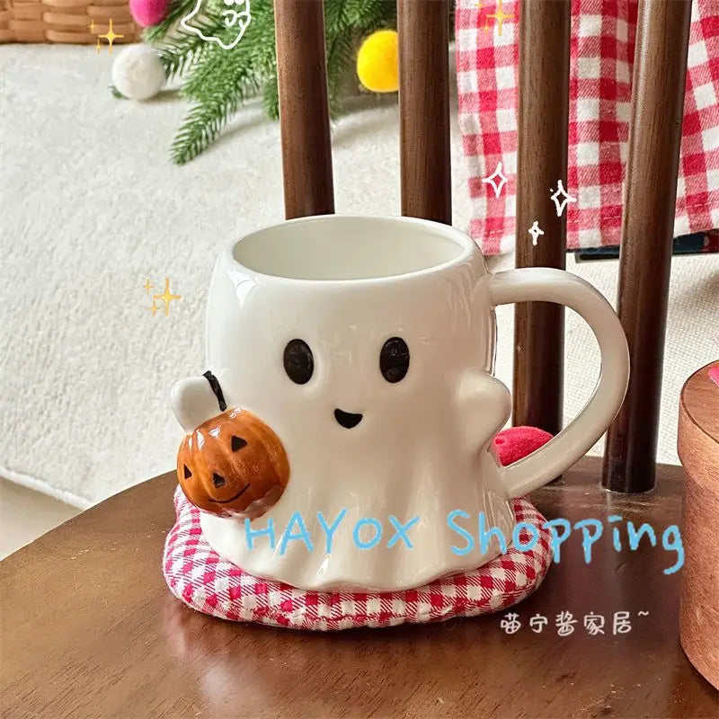 Cute Ghost Ceramic Mug