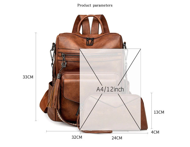 Large Womens Leather Backpacks