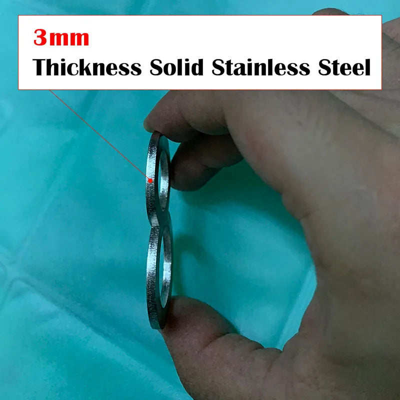 60mm Stainless Steel Self Adhesive House Numbers