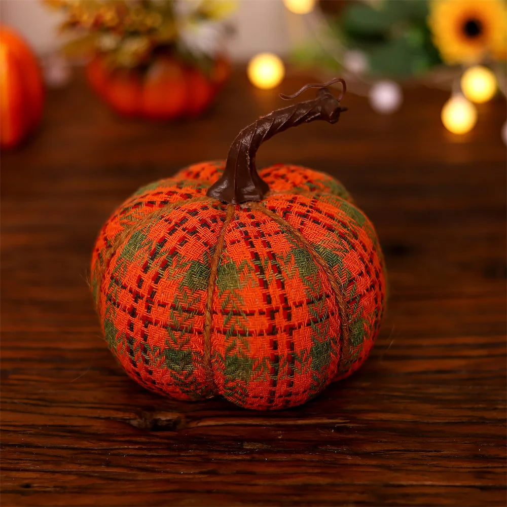 Handmade Fabric Pumpkin Decor