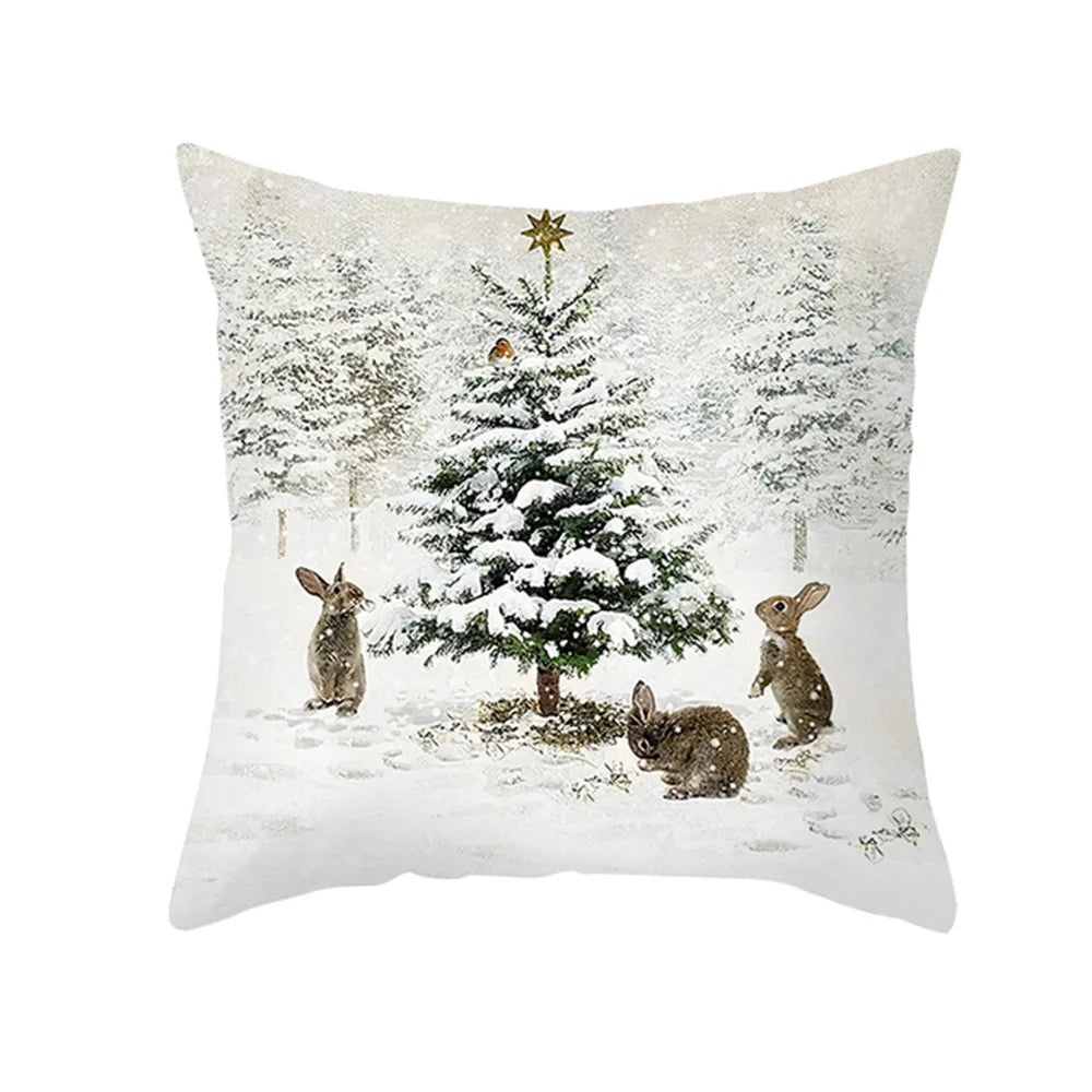 45cm Merry Christmas Cushion Cover Pillowcases; Many Styles