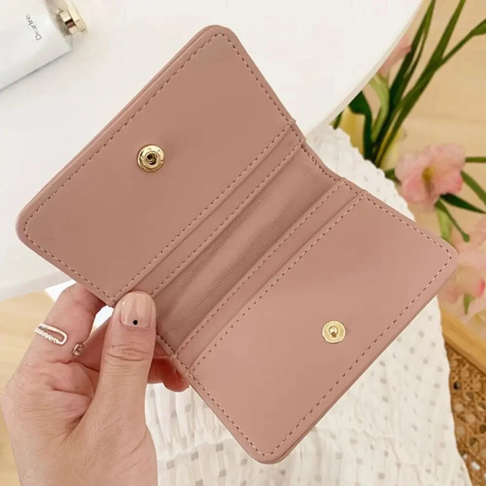 Solid Color Women Wallets