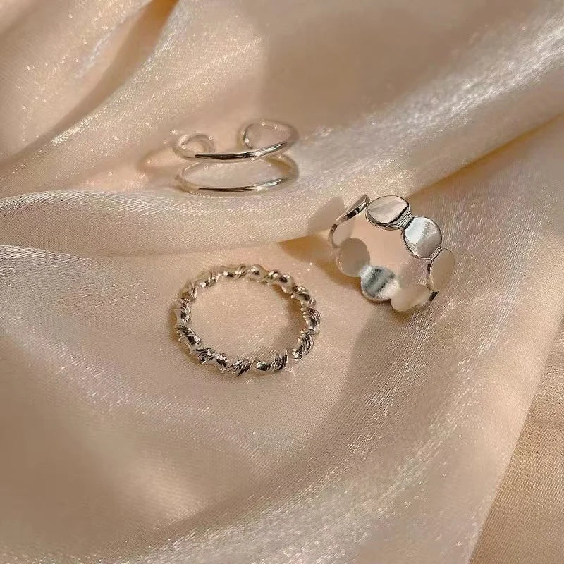 Handmade 3Pc Rings Set