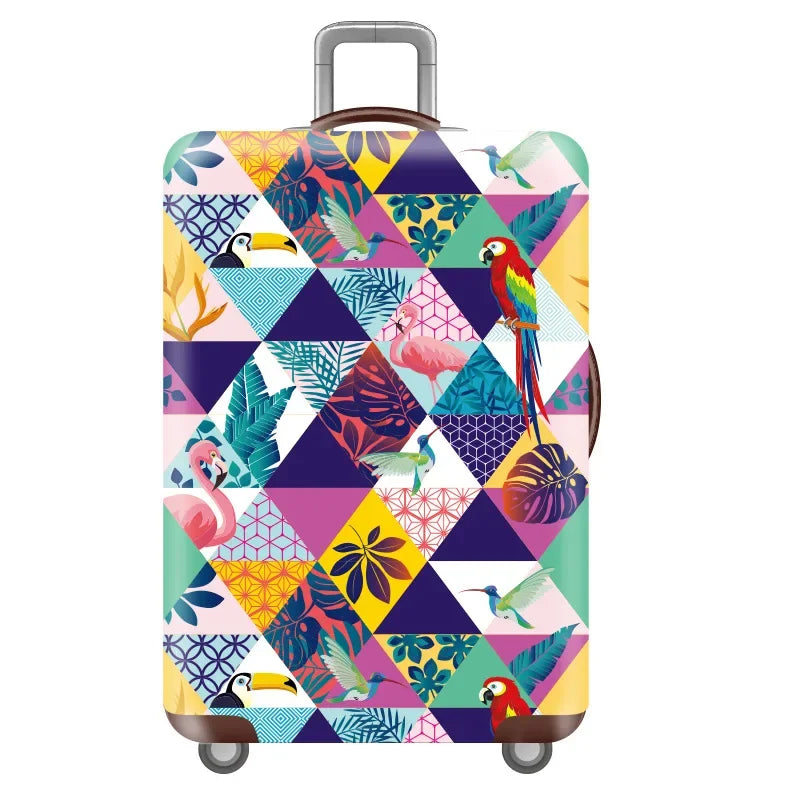 Cute Patterned Luggage Elastic Protective Covers