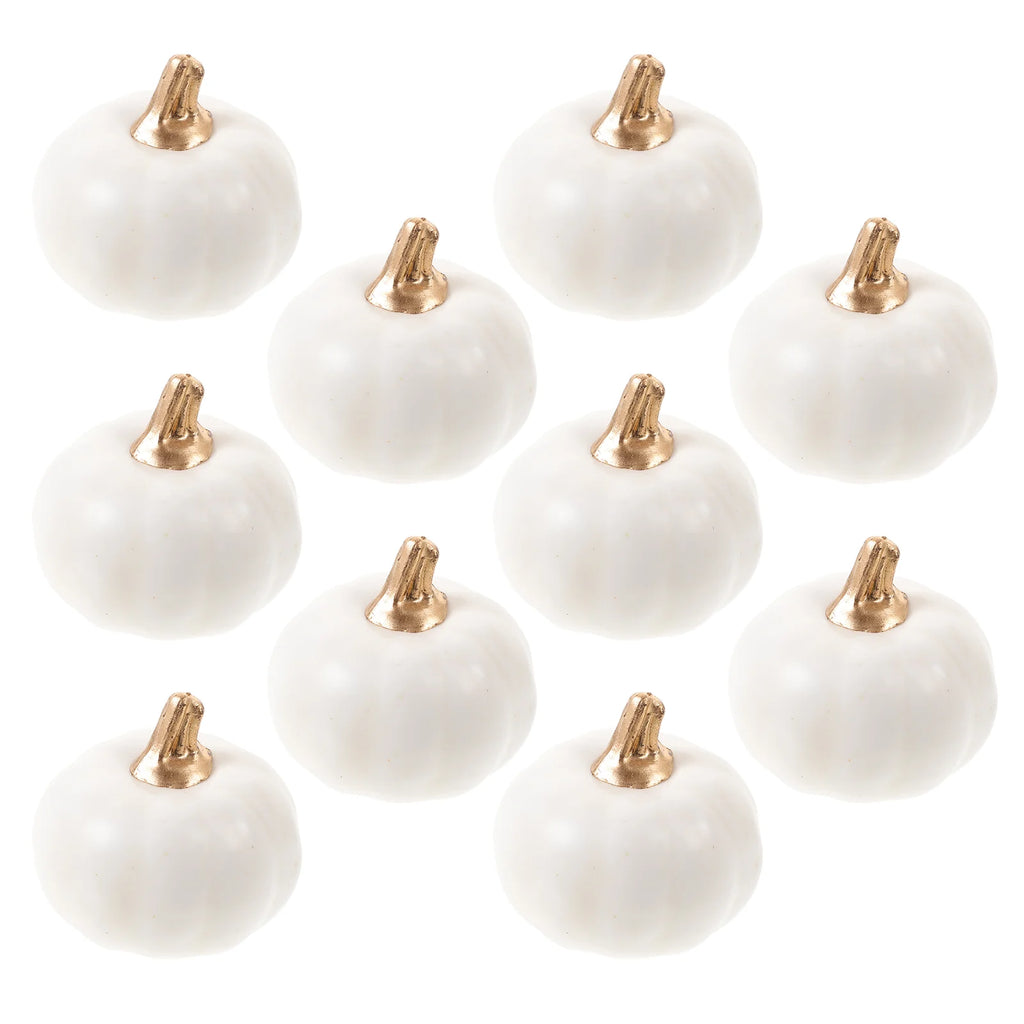 10 Pcs Foam Artificial Pumpkins