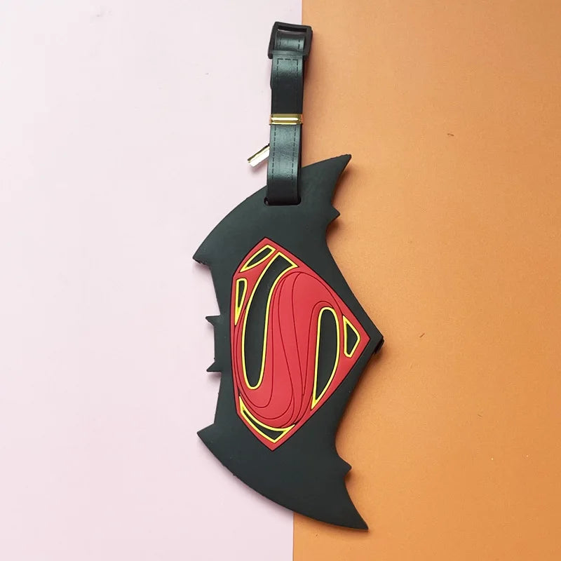 Batman Cartoon Silicone Luggage Tags