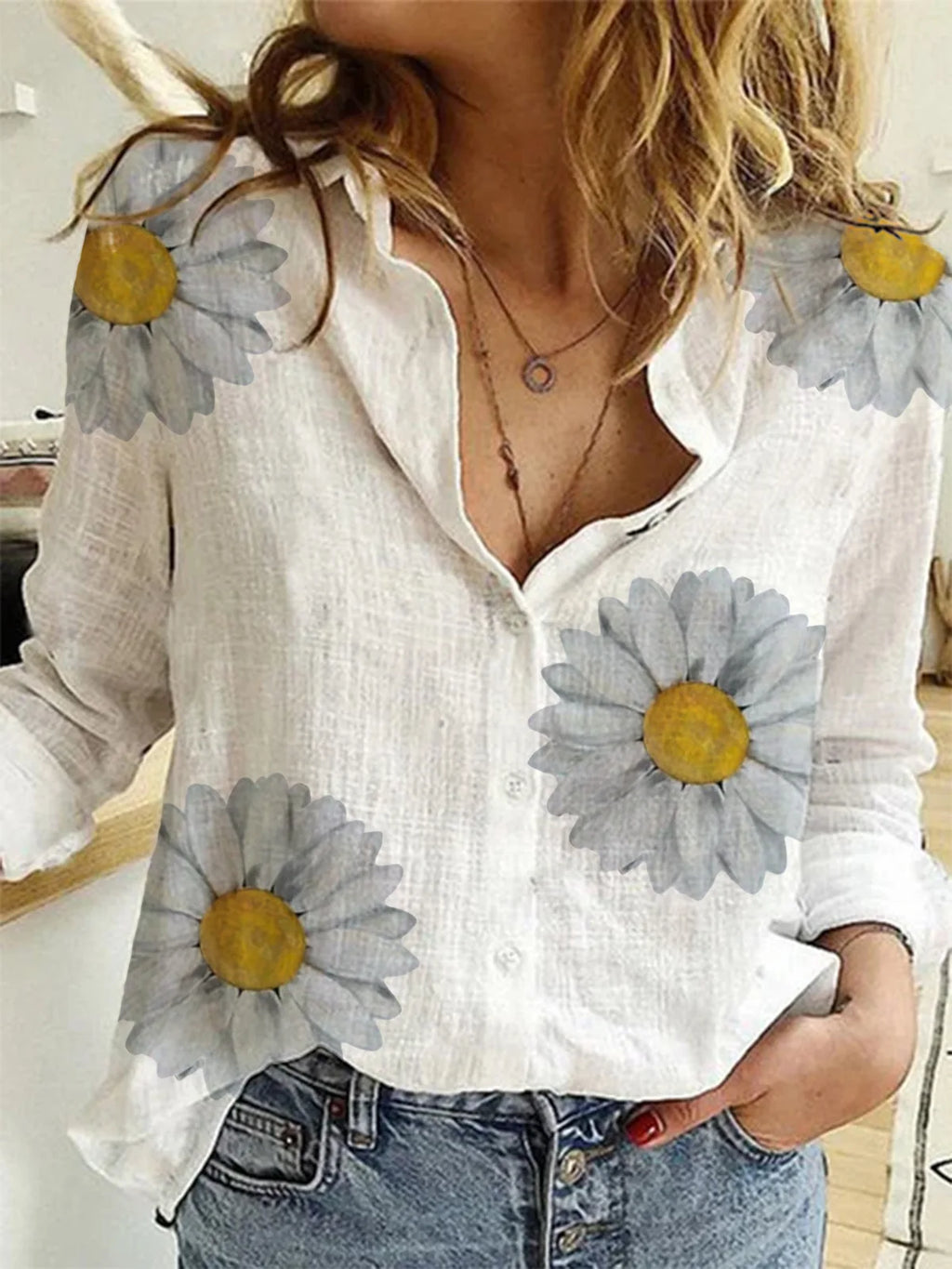 Elegant Linen Blouse