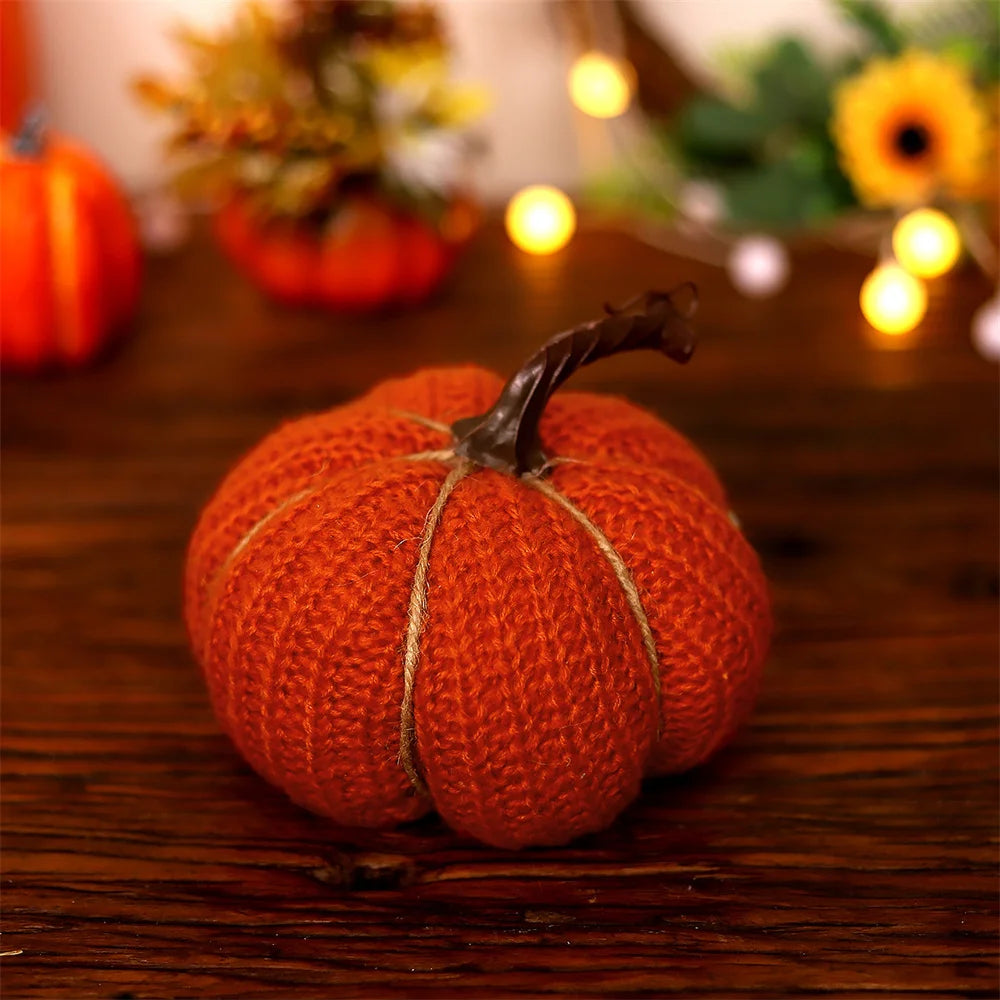 Handmade Fabric Pumpkin Decor