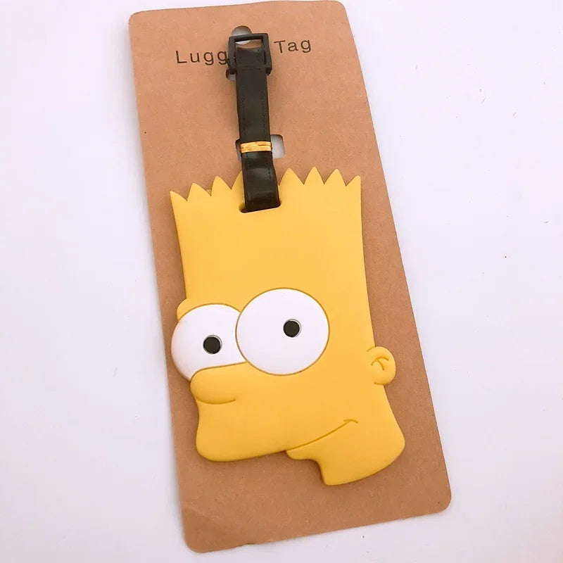 The Simpsons Luggage Tag