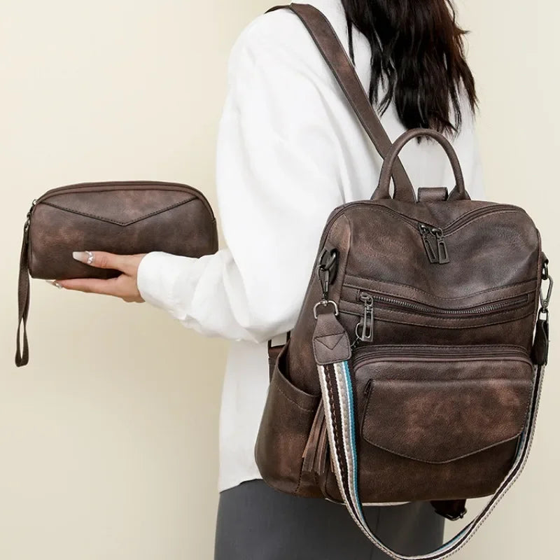 Large Womens Leather Backpacks