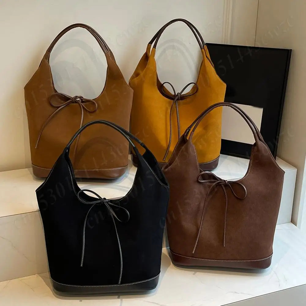 Designer Suede Tote Bag